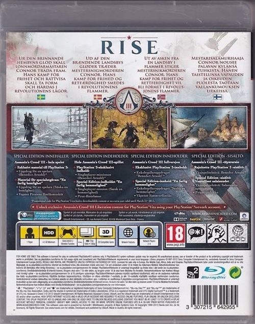 Assassins Creed 3 Special Edition - PS3 (B Grade) (Genbrug)